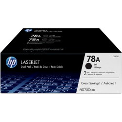 HP | HP 78A LaserJet Black Toner Cartridge Dual Pack