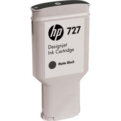 HP 727 Matte Black Designjet Ink Cartridge (300 ml)