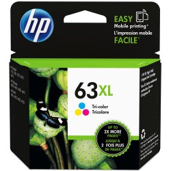 HP 63XL High-Yield Tri-Color Ink Cartridge