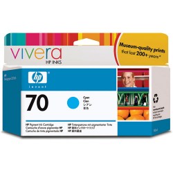 HP 70 Cyan Ink Cartridge (130 ml)