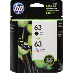 HP | HP 63 Tri-Color/Black Ink Cartridge Pack