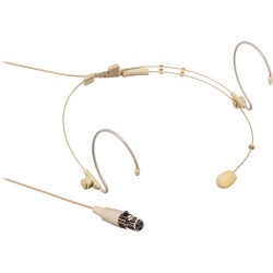 Samson | Samson DE10 Omnidirectional Headset Microphone with TA3F Connector (Tan)