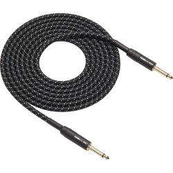 Samson Tourtek Pro TPIW Series Woven Fabric 1/4 Male to 1/4 Male Instrument Cable (25')
