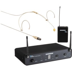 Samson | Samson Concert 88 Micro Headset 16-Channel True Diversity UHF Wireless System (D: 542 to 566 MHz)