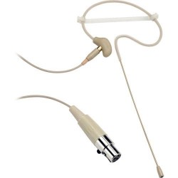 Samson SE10TX Earset Microphone with Miniature Condenser Capsule with Hardwired P3 Connector (Beige)