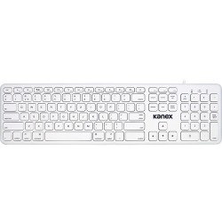 Kanex | Kanex USB Wired Mac Keyboard (White, UK)