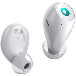 crazybaby Air Wireless In-Ear Headphones (White)