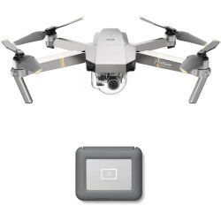 DJI | DJI Mavic Pro Platinum Drone with LaCie 2TB Copilot BOSS Hard Drive Kit