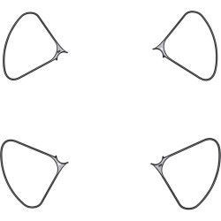 DJI | DJI Propeller Guards for Phantom 4 Pro/Pro+ Obsidian (Set of 4)