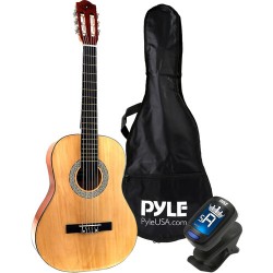 Pyle Pro 6-String Classic Junior Scale Guitar (30) with Accessories