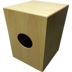 Pyle Pro Stringed Jam Cajon Wooden Percussion Box (Birch Wood, 18)