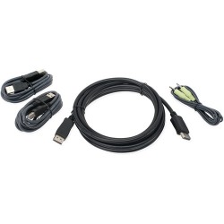 IOGEAR 10' DisplayPort, USB KVM Cable Kit with Audio