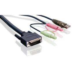 IOGEAR 16' Dual-Link DVI KVM Cable