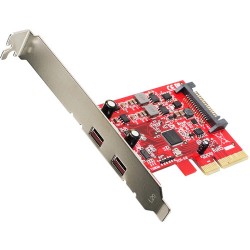 IOGEAR 2-Port SuperSpeed+ USB 3.1 (gen2) Type-C PCI-Express Card