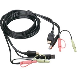 IOGEAR HDMI KVM Cable with USB and Audio (6')