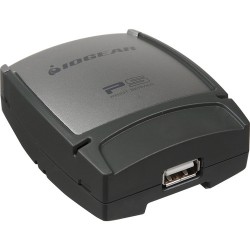 IOGEAR GPSU21 Single Port USB-2 to Ethernet (RJ-45) Print Server