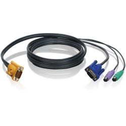 IOGEAR 10' (3.04 m) PS/2 & VGA Bonded KVM Cable