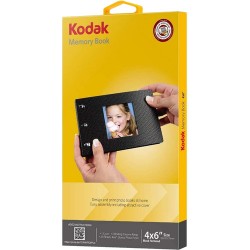 Kodak Memory Book (4 x 6, 20 Pages, Black-Textured Cover)