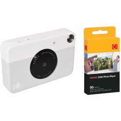 Kodak PRINTOMATIC Instant Digital Camera with 50 Sheets of ZINK Paper Kit (Gray)