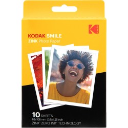 Kodak Smile Zink Photo Paper (3.5 x 4.25, 10-Pack)