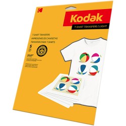 Kodak | Kodak T-Shirt Transfers (Light Fabrics, 8.5 x 11, 5 Sheets)