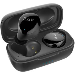 Casque Bluetooth | iLuv Bubble Gum Air True Wireless In-Ear Earphones (Black)