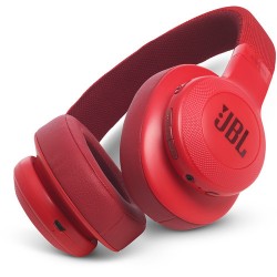 JBL E55BT Bluetooth Over-Ear Headphones (Red)