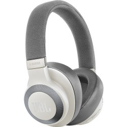 JBL E65BTNC Bluetooth Over-Ear, Noise-Canceling Headphones (White)