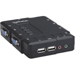 Manhattan | Manhattan 4-Port Compact KVM Switch