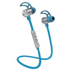 Bluetooth Headphones | POM GEAR Pro2GO P-One Wireless Bluetooth Noise-Cancelling Earbuds (Blue)