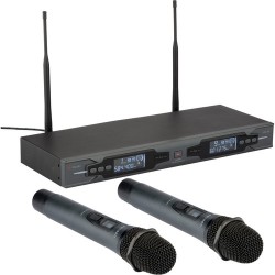 Polsen ULWS-216-H Dual 16-Channel UHF Wireless Handheld Microphone System (584.400 to 602.450 MHz)