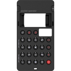 teenage engineering CA-28 Silicone Pro Case for Pocket Operator PO-28 (Black & Red)