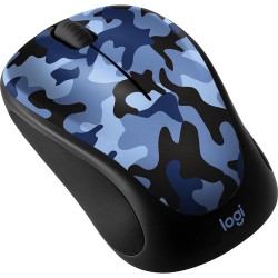 Logitech Color Collection Wireless Mouse (Blue Camo)