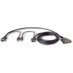 Belkin | Belkin 6' (1.8 m) OmniView Dual-Port Cable (USB)