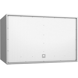 Turbosound TCS218B-R-WH Athens Dual 18 Front-Loaded Weather-Resistant Subwoofer (White)