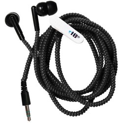 Fülhallgató | HamiltonBuhl Skooob Tangle-Free Silicone In-Ear Headphones (Black)