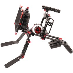 CAME-TV | CAME-TV Protective Cage Kit with Handgrip and Shoulder Support for Canon 5D