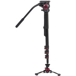 CAME-TV TP705AS Aluminum Monopod with Pivoting and Lockable Foot Stand 705AS