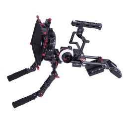 CAME-TV | CAME-TV Guardian Cage with Shoulder Mount, Matte Box & Follow Focus for GH5/GH4/a7S Rig