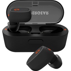 Bluetooth Headphones | HyperGear Sport True Wireless Earbuds with Charging Case (Black)