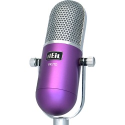 Heil Sound PR 77DP Large-Diaphragm Dynamic Microphone (Purple Body)