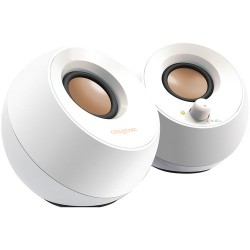 Creative Labs Creative Pebble USB 2.0 Desktop Speakers (White)