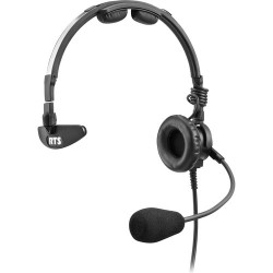 Telex LH-300 Lightweight RTS Single-Sided Broadcast Headset (3.5mm TRRS Connector, Electret condenser Microphone)