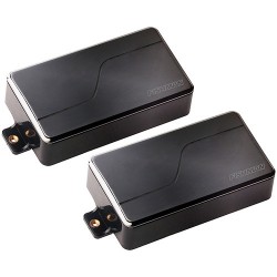 Fishman Fluence Modern Alnico & Ceramic Humbucker Pickup Set for 6-String Guitar (Black Nickel)