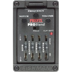 Fishman | Fishman Prefix Pro Blend Preamp System for Acoustic Instruments (Narrow Format)