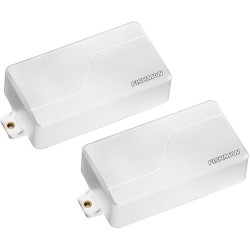 Fishman Fluence Modern Alnico & Ceramic Humbucker Pickup Set for 6-String Guitar (White Plastic)