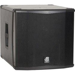 dB Technologies SUB 15H Semi Horn-Loaded Active Class-D Subwoofer (15, Black)