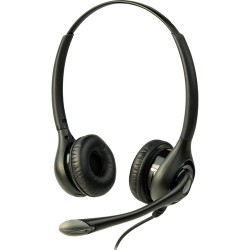 Headphones | Listen Technologies LA-453 On-Ear Headset with Boom Mic (Dual-Ear)