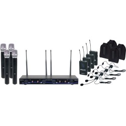 VocoPro Digital-34- Ultra Four-Channel Digital Wireless Handheld/Headset/Instrument System