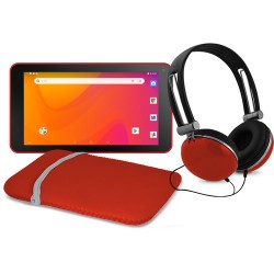 Ematic 7 EGQ378 16GB Tablet Bundle (Wi-Fi, Red)